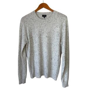 Club Monaco Speckled Gray Crew Neck Sweater
